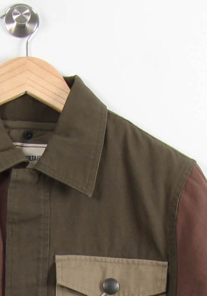 Veste Verte et Marron - Taille S/36 de la marque Zadig&Voltaire | PARAD61407 - Vendu par Paradigme - Image 3