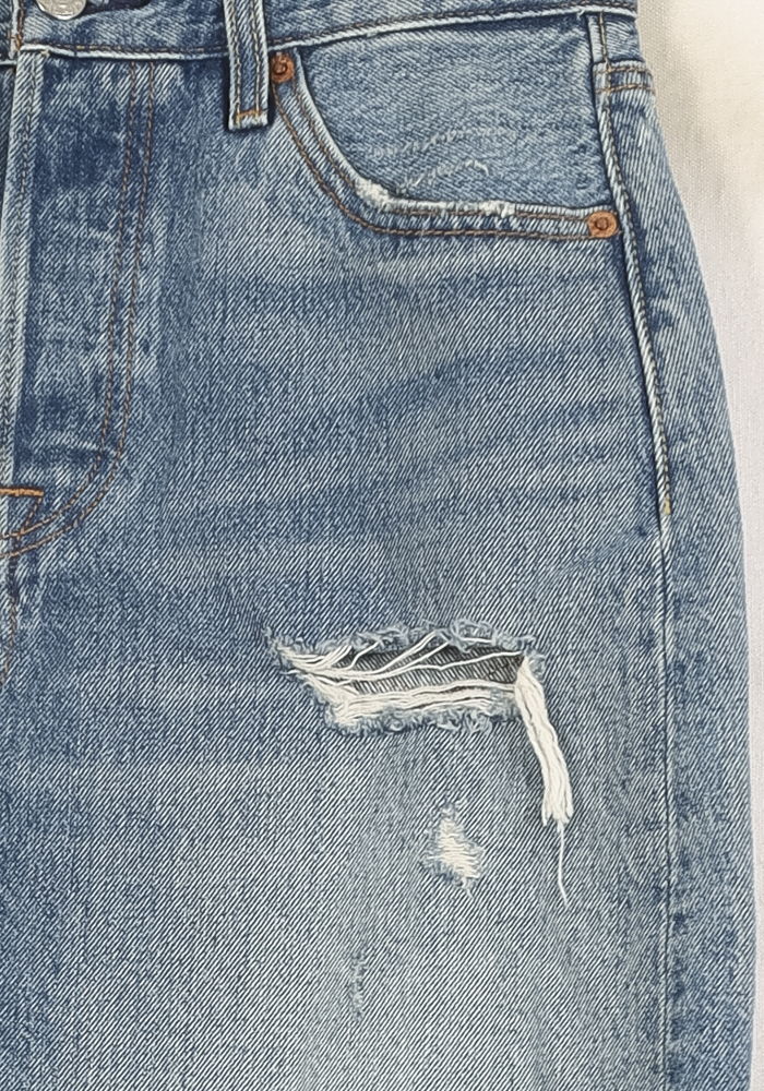 Jupe en Jean Bleue - Taille S/36 de la marque Levi's | PARAD50844 - Vendu par Paradigme - Image 3