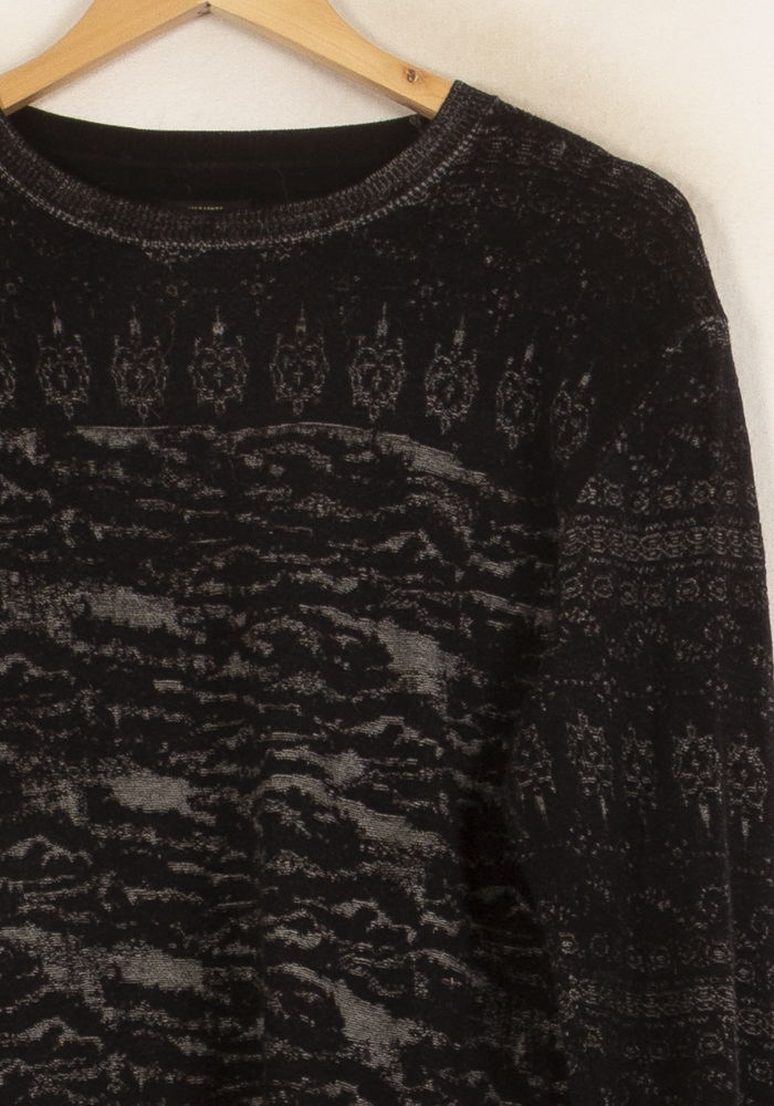 Pull Noir et Gris - Taille M/38 de la marque All Saints | PARAD46006 - Vendu par Paradigme - Image 3