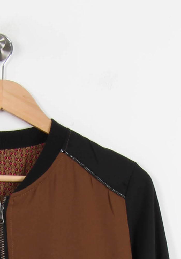 Blouson Marron et Noir - Taille S/36 de la marque Karl Marc John | PARAD53449 - Vendu par Paradigme - Image 3