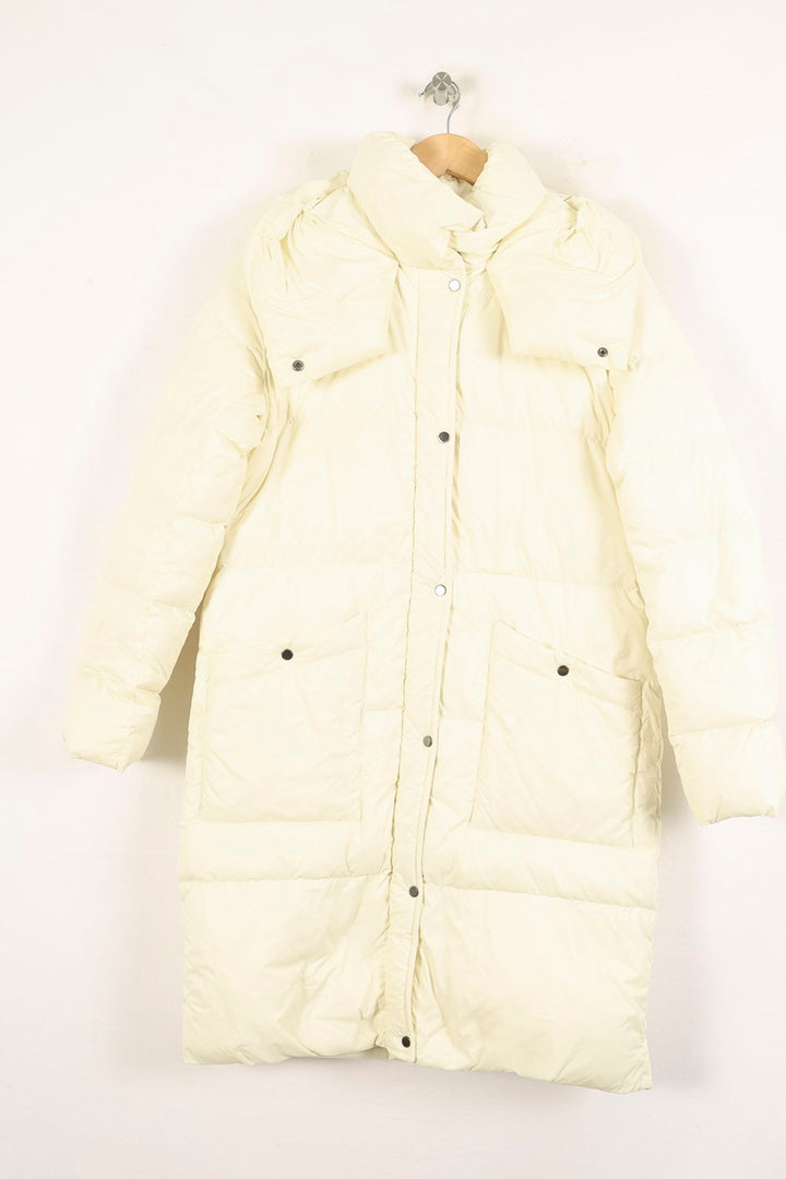 Doudoune Blanche - Taille M/38 de la marque Caroll | PARAD56302 - Vendu par Paradigme - Image 2
