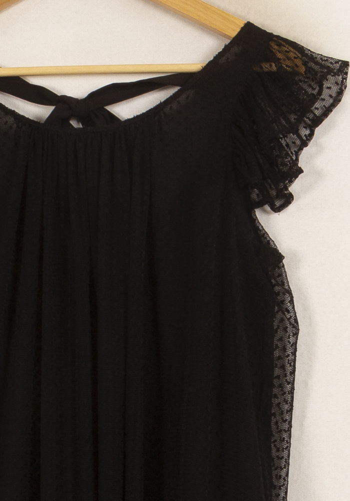 Robe Courte Noire - Taille S/36 de la marque Claudie Pierlot | PARAD65015 - Vendu par Paradigme - Image 3