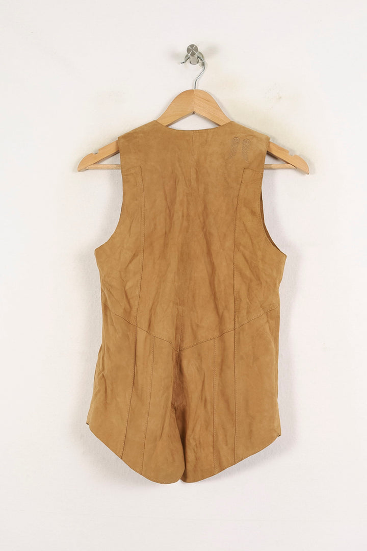 Gilet Marron - Taille XS/34 de la marque Bérénice | PARAD72672 - Vendu par Paradigme - Image 4