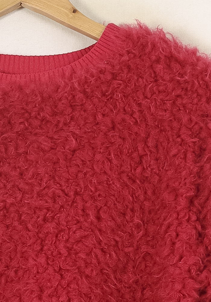 Sweat Pelucheux Rose - Taille S/36 de la marque Imprevu | PARAD67519 - Vendu par Paradigme - Image 3