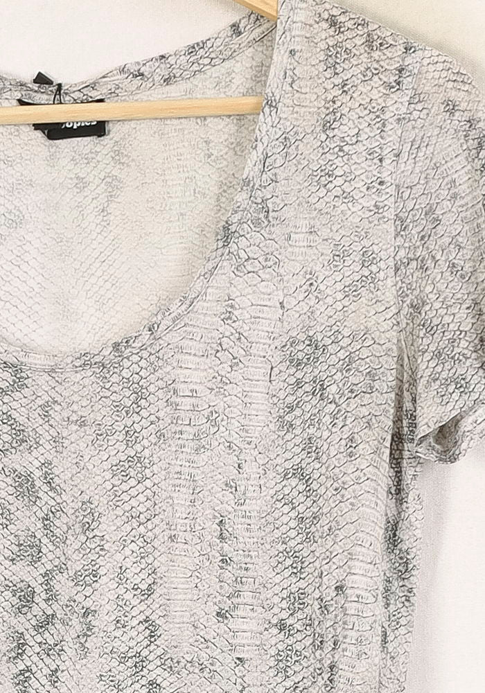 T-shirt Gris - Taille S/36 de la marque The Kooples - Sport | PARAD45342 - Vendu par Paradigme - Image 3