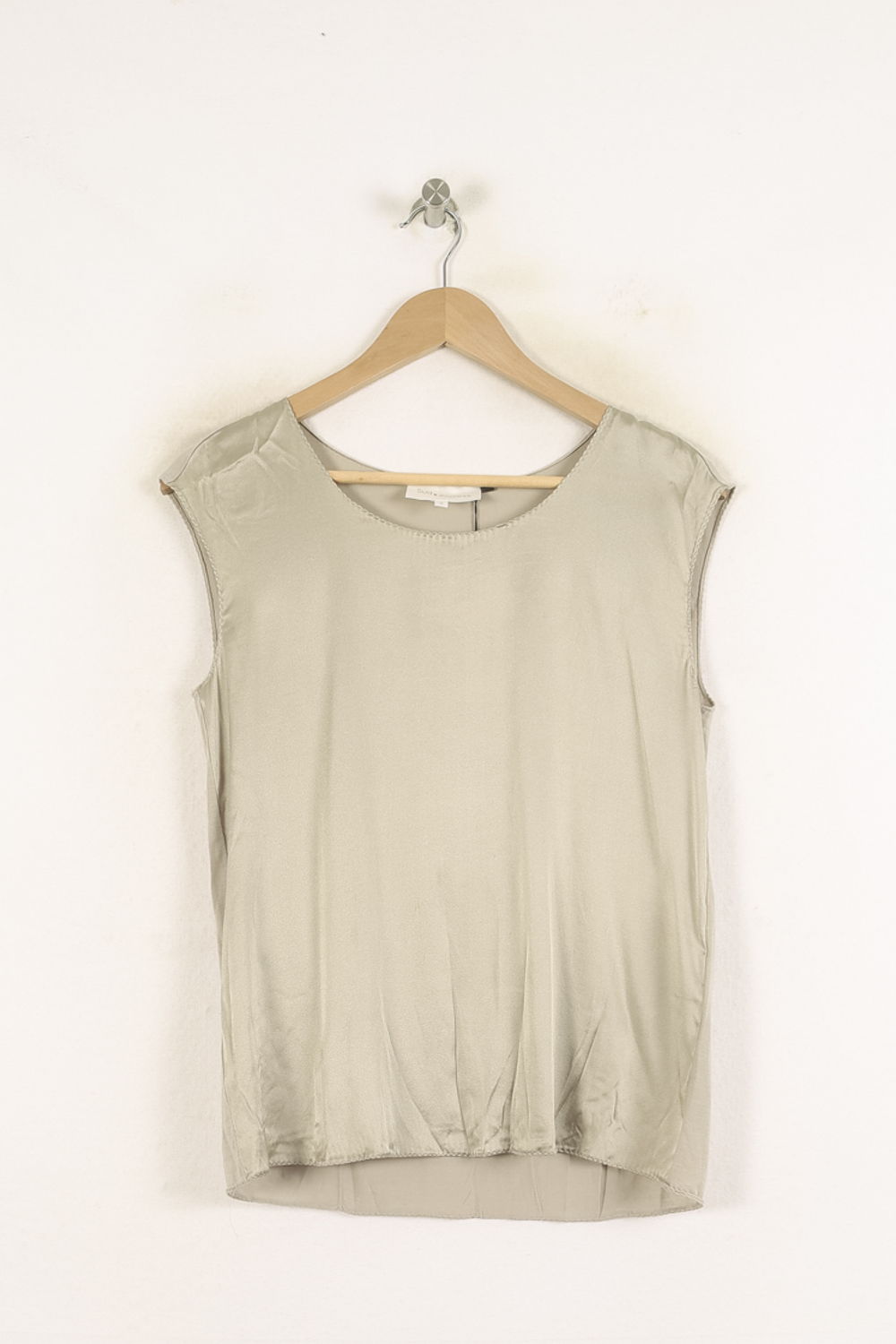 Top Sans Manches Beige - Taille S/36 de la marque Sud express | PARAD37399 - Vendu par Paradigme - Image 2