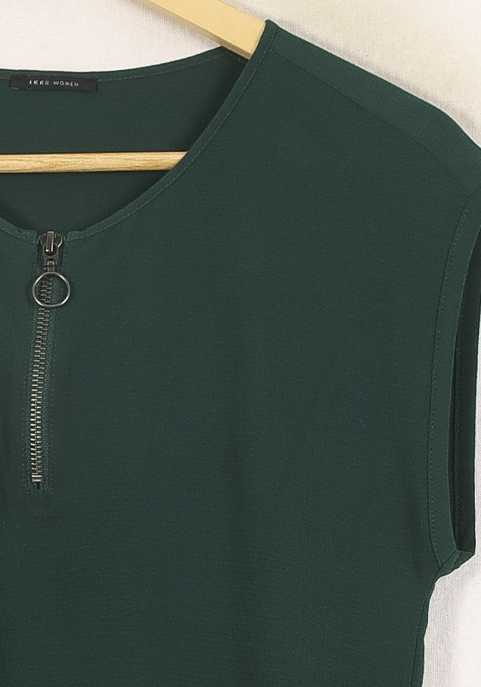 Débardeur Vert - Taille XS/34 de la marque IKKS | PARAD69267 - Vendu par Paradigme - Image 3