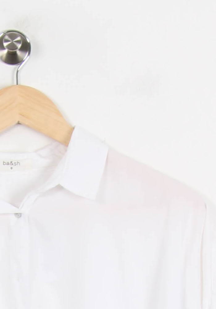 Chemise blanche - Taille XS/34 de la marque ba&sh | PARAD39267 - Vendu par Paradigme - Image 3