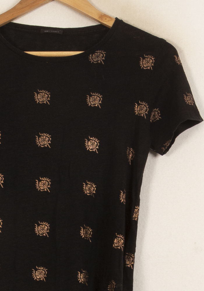 Tee-shirt Noir - Taille XS/34 de la marque IKKS | PARAD53602 - Vendu par Paradigme - Image 3