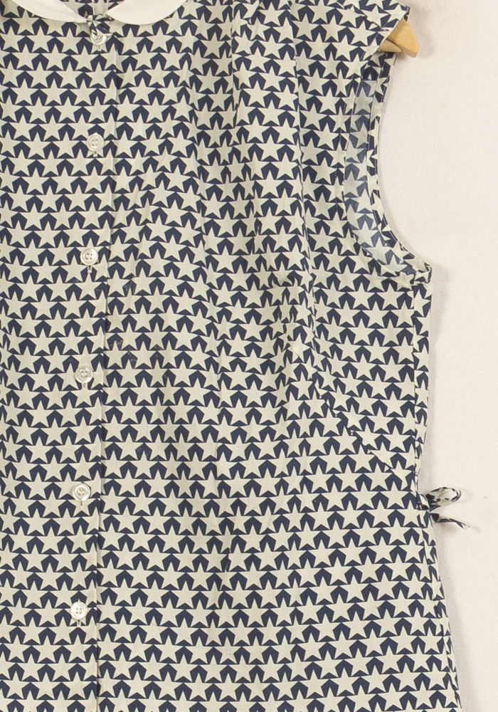 Blouse Sans Manches Bleu et Blanche - Taille XL/42 de la marque Agnès b. | PARAD64244 - Vendu par Paradigme - Image 3