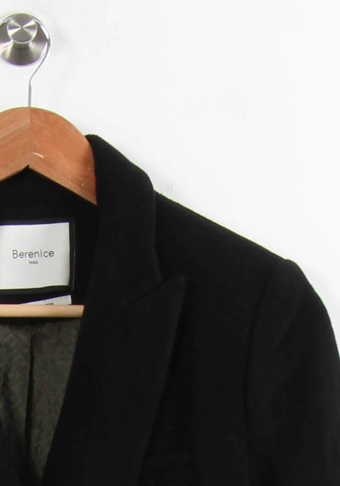 Manteau Noir - Taille S/36 de la marque Bérénice | PARAD64084 - Vendu par Paradigme - Image 3
