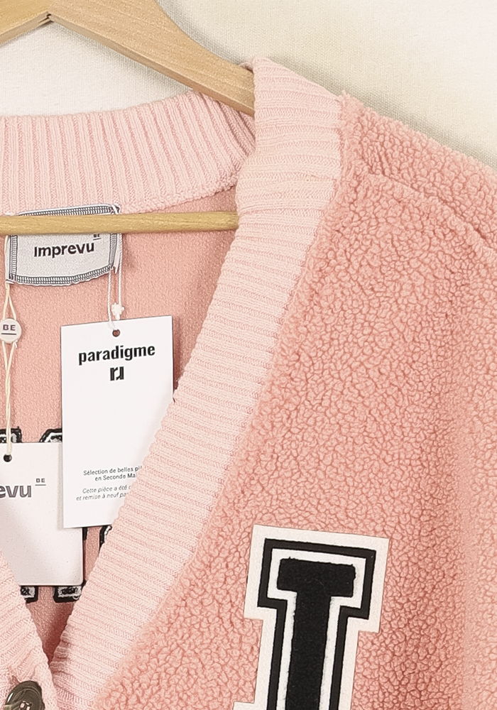 Cardigan Rose - Taille S/36 de la marque Imprevu | PARAD67517 - Vendu par Paradigme - Image 3