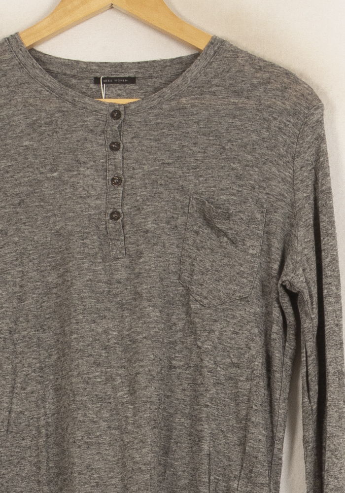 Henley Gris - Taille M/38 de la marque IKKS | PARAD65307 - Vendu par Paradigme - Image 3