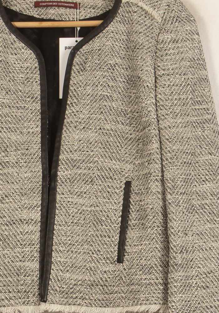 Veste Grise - Taille S/36 de la marque Comptoir des Cotonniers | PARAD62622 - Vendu par Paradigme - Image 3