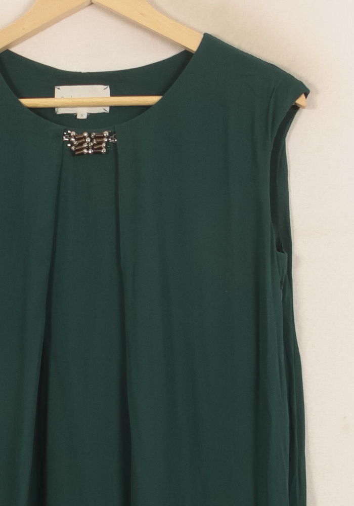 Robe Droite Verte - Taille S/36 de la marque Sud express | PARAD66473 - Vendu par Paradigme - Image 3