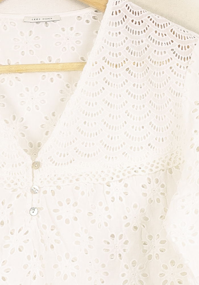 Blouse Blanche - Taille XL/42 de la marque IKKS | PARAD52751 - Vendu par Paradigme - Image 3