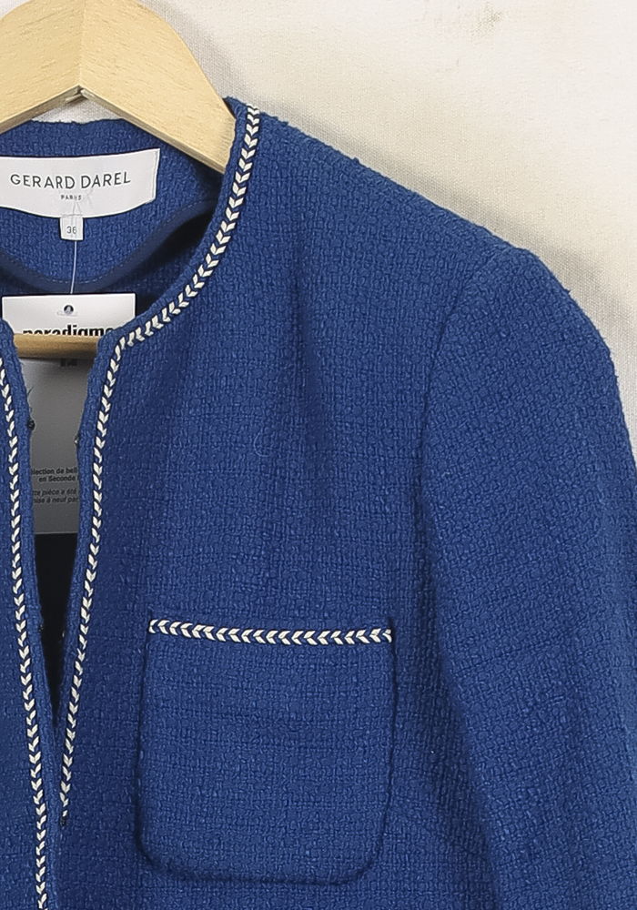 Veste Bleu - Taille S/36 de la marque Gerard Darel | PARAD67832 - Vendu par Paradigme - Image 3