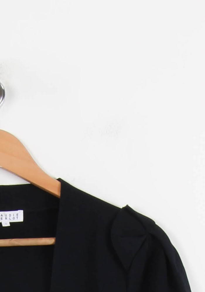 Boléro Bleu - Taille S/36 de la marque Claudie Pierlot | PARAD50780 - Vendu par Paradigme - Image 3