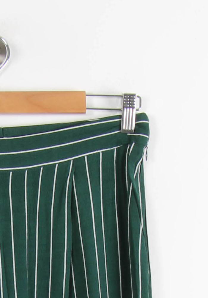 Pantalon Large Vert et Blanc - Taille M/38 de la marque Caroll | PARAD66550 - Vendu par Paradigme - Image 3