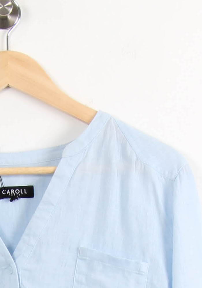 Blouse Bleue - Taille XXXL/46 de la marque Caroll | PARAD41667 - Vendu par Paradigme - Image 3