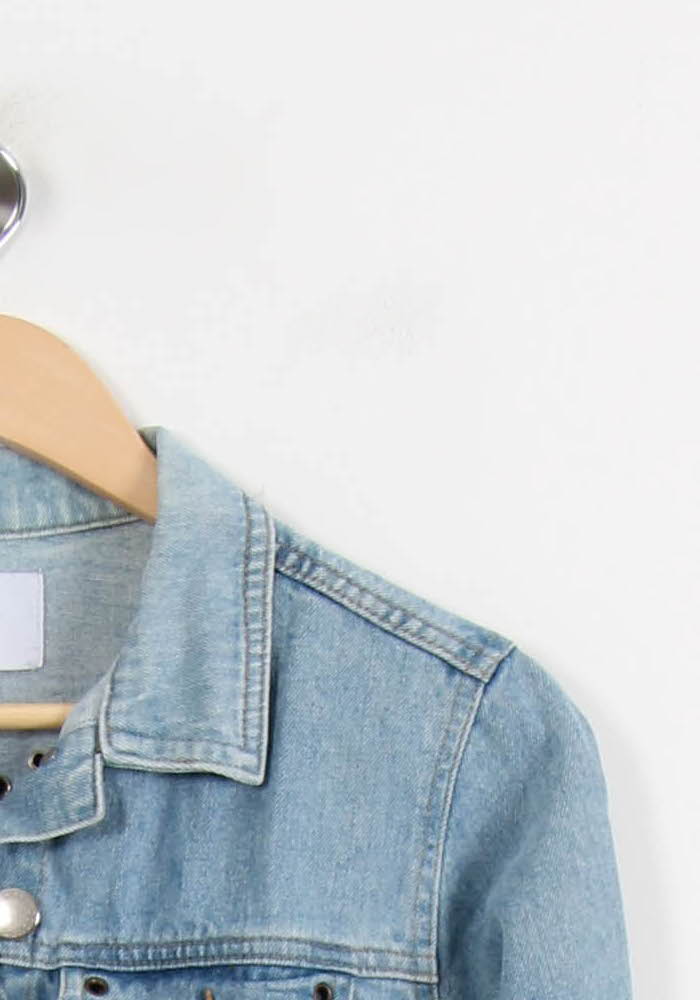 Veste en Jean Bleue - Taille S/36 de la marque Suncoo | PARAD50922 - Vendu par Paradigme - Image 3