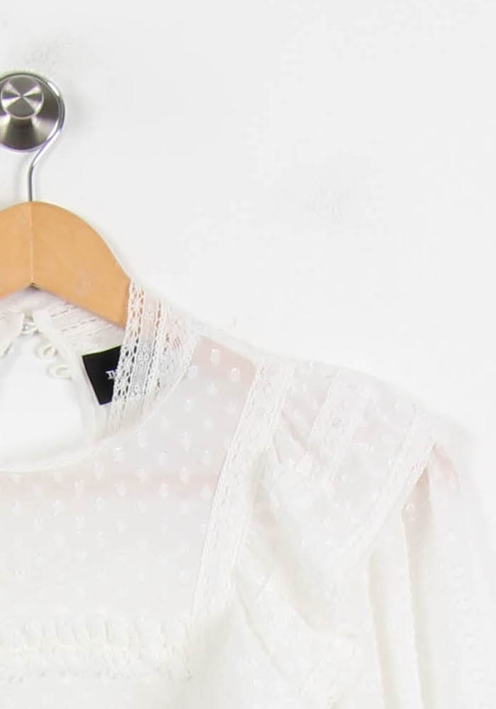 Blouse Blanche - Taille S/36 de la marque The Kooples | PARAD33900 - Vendu par Paradigme - Image 3