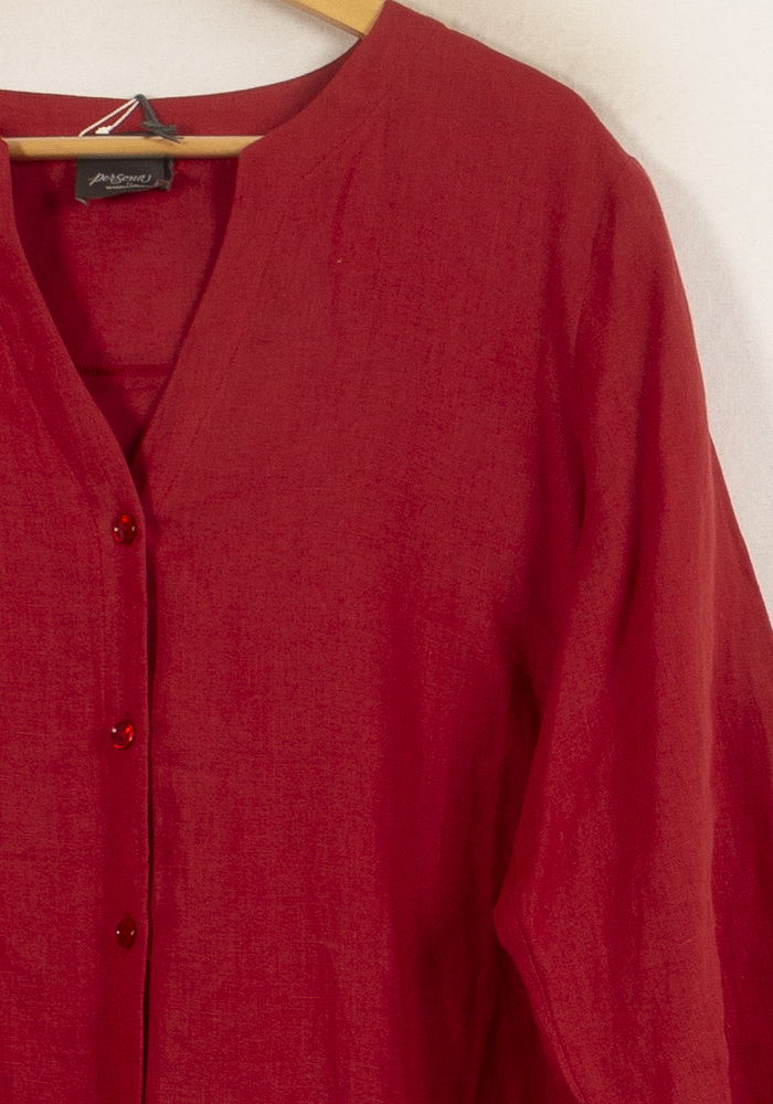 Robe Longue Rouge - Taille XL/42 de la marque Marina Rinaldi | PARAD64952 - Vendu par Paradigme - Image 3