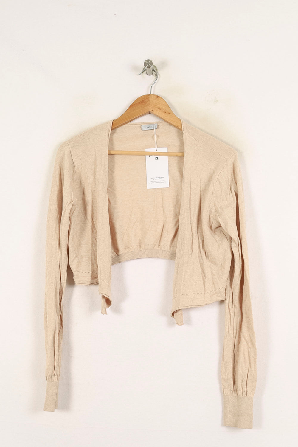 Boléro Beige - Taille S/36 de la marque ZAPA | PARAD73177 - Vendu par Paradigme - Image 2