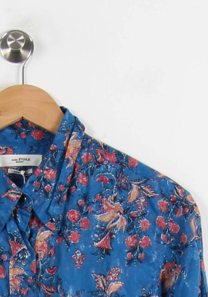 Chemise Bleu et Rouge - Taille XS/34 de la marque Isabel Marant étoile | PARAD66876 - Vendu par Paradigme - Image 3