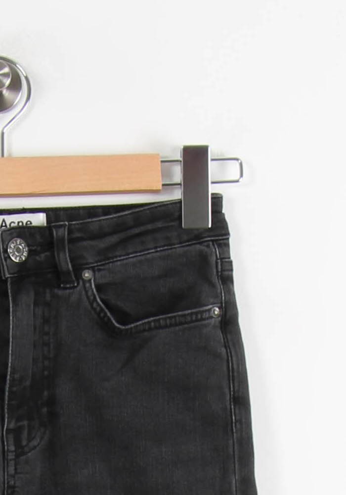 Jean Slim Noir - Taille M/38 de la marque Acne Studios | PARAD66607 - Vendu par Paradigme - Image 3