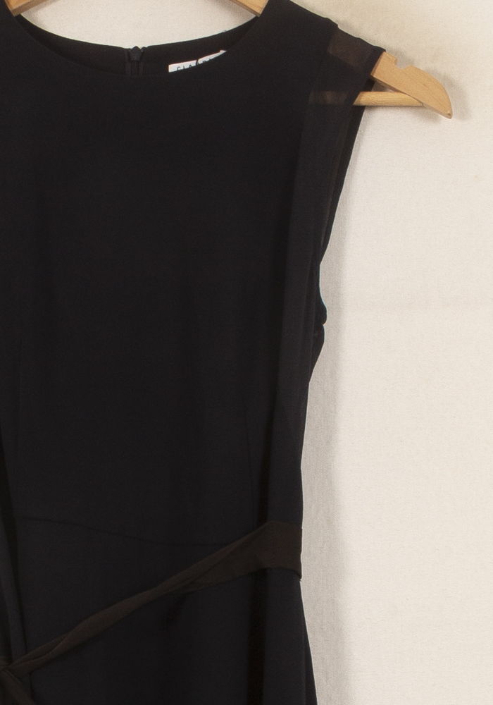Robe Asymétrique Noire - Taille S/36 de la marque Claudie Pierlot | PARAD51412 - Vendu par Paradigme - Image 3