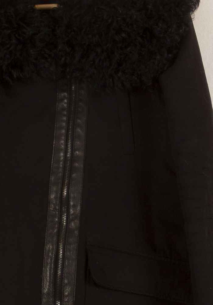 Manteau Noir - Taille S/36 de la marque Maje | PARAD64119 - Vendu par Paradigme - Image 3
