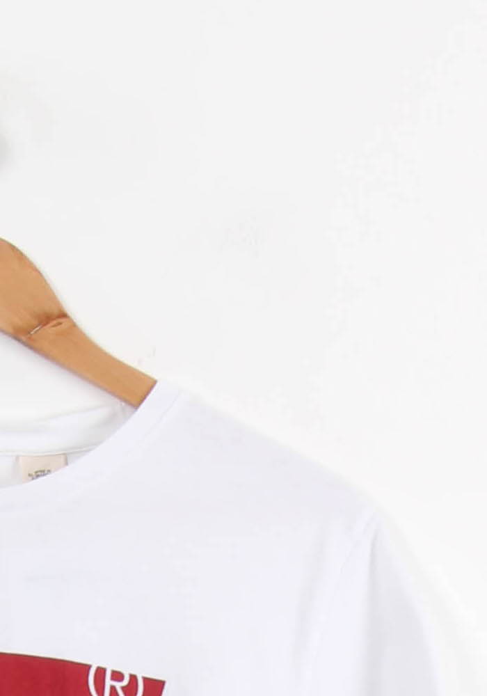 Tee-shirt Blanc et Rouge - Taille M/38 de la marque Levi's | PARAD53986 - Vendu par Paradigme - Image 3
