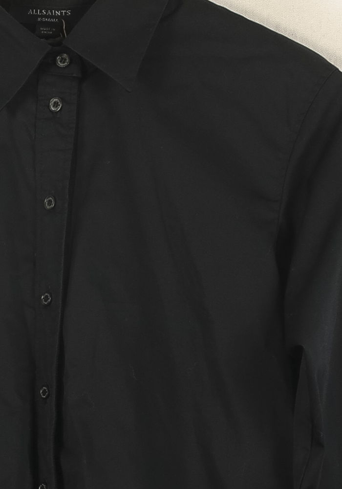 Chemise Noire - Taille XS/34 de la marque All Saints | PARAD52732 - Vendu par Paradigme - Image 3