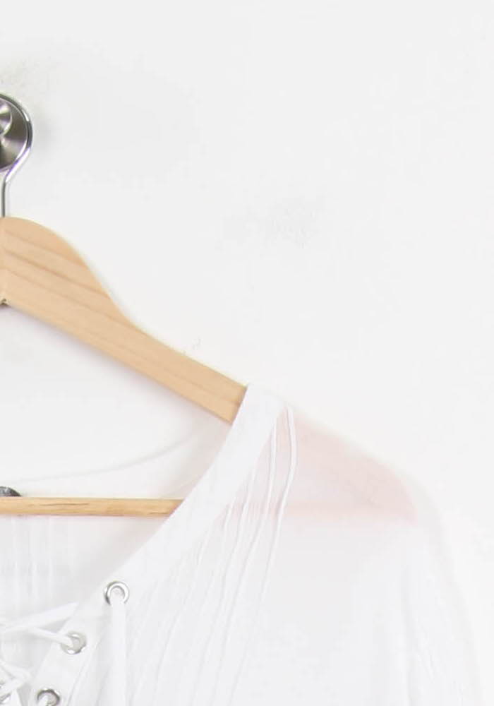 Blouse Blanche - Taille L/40 de la marque IKKS | PARAD46010 - Vendu par Paradigme - Image 3