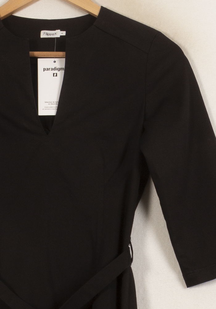 Robe avec ceinture Noir - Taille XS/34 de la marque Filippa K | PARAD36640 - Vendu par Paradigme - Image 3
