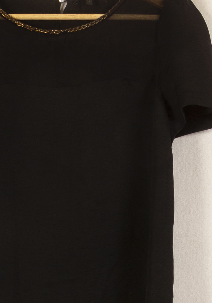 Blouse Noire - Taille L/40 de la marque Maje | PLY1265 - Vendu par Paradigme - Image 3