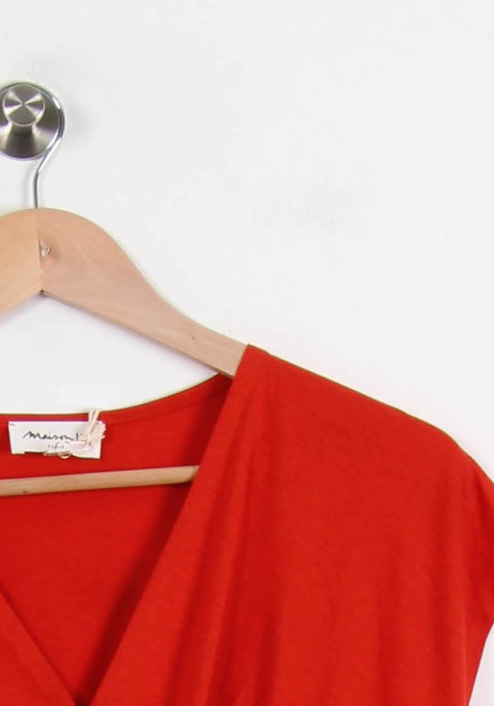 Blouse Rouge - Taille S/36 de la marque Maison 123 | PARAD65290 - Vendu par Paradigme - Image 3