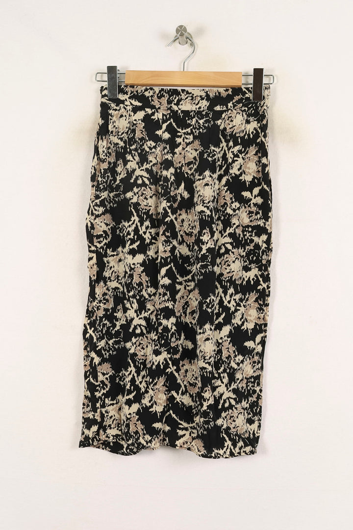 Jupe Plissée Noire et Beige - Taille S/36 de la marque Vanessa Bruno | PARAD71709 - Vendu par Paradigme - Image 4