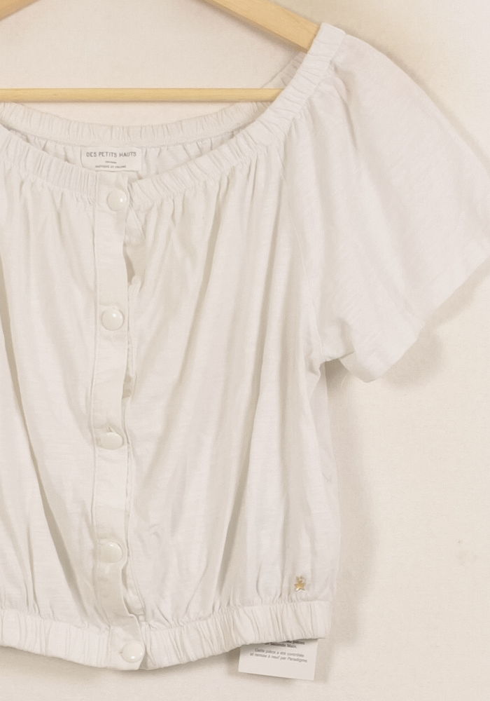 Blouse Blanche - Taille S/36 de la marque Des petits hauts | PARAD53269 - Vendu par Paradigme - Image 3