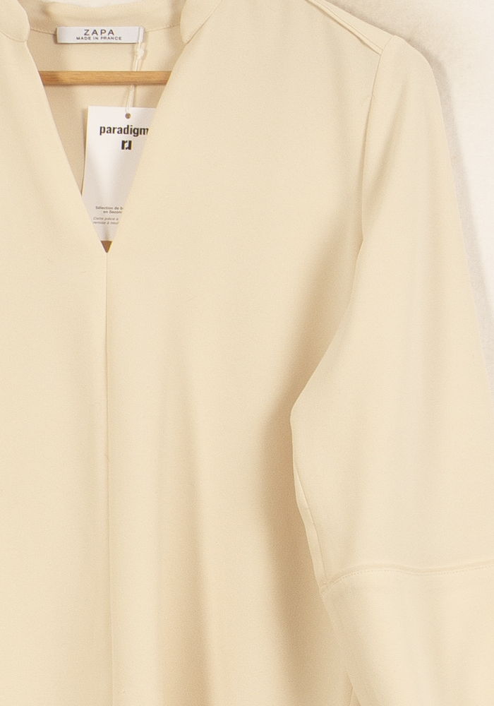 Blouse Beige - Taille XS/34 de la marque ZAPA | PARAD63786 - Vendu par Paradigme - Image 3