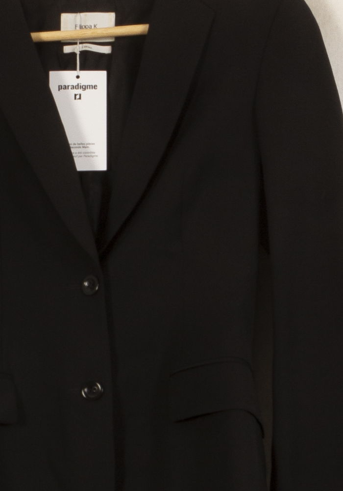Blazer Noir - Taille S/36 de la marque Filippa K | PARAD63455 - Vendu par Paradigme - Image 3