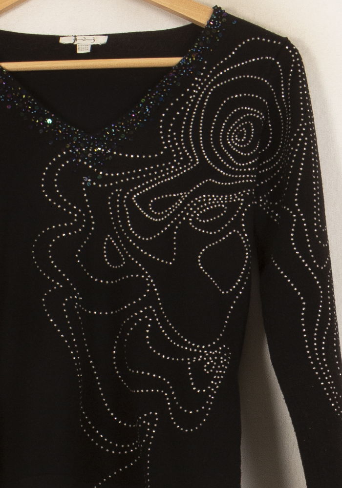 Pull Noir - Taille XS/34 de la marque Maison 123 | PARAD39647 - Vendu par Paradigme - Image 3