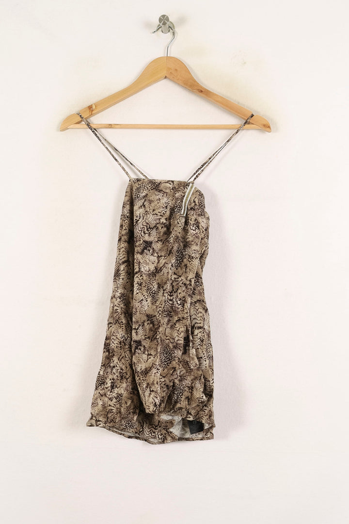 Top Beige et Marron - Taille S/36 de la marque One Step | PARAD73211 - Vendu par Paradigme - Image 2