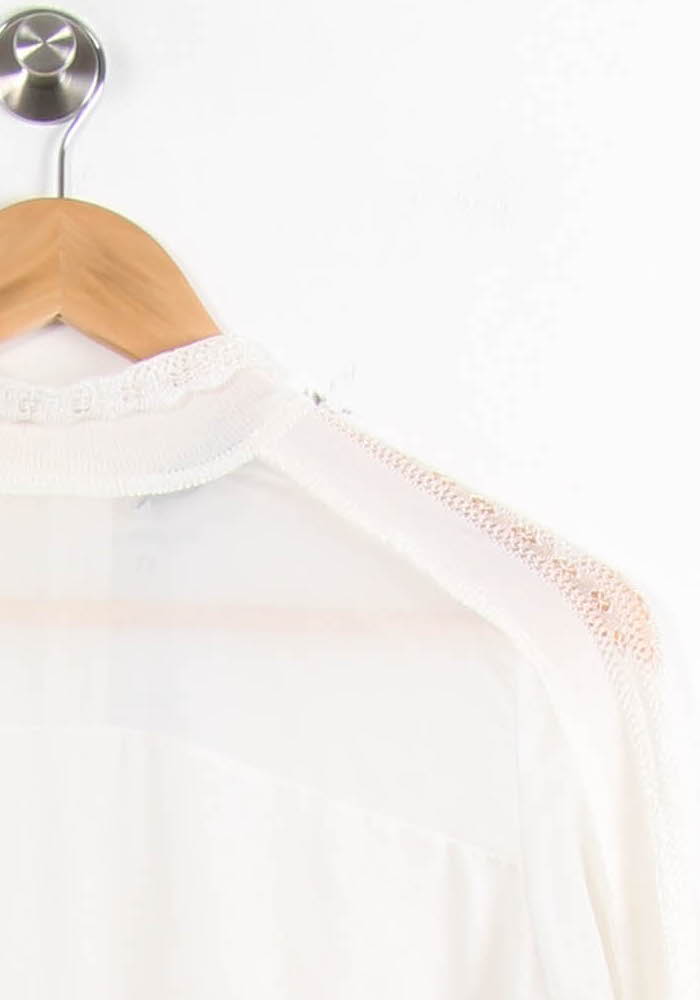 Blouse blanche - Taille S/36 de la marque Sandro | PARAD47713 - Vendu par Paradigme - Image 3