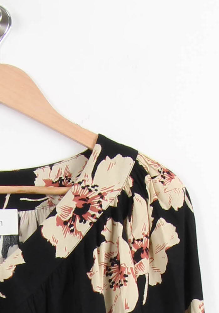 Blouse Noire et Beige - Taille XS/34 de la marque ba&sh | PARAD55719 - Vendu par Paradigme - Image 3