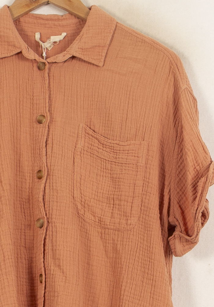 Chemise Rose - Taille XS/34 de la marque Sézane | PARAD64159 - Vendu par Paradigme - Image 3