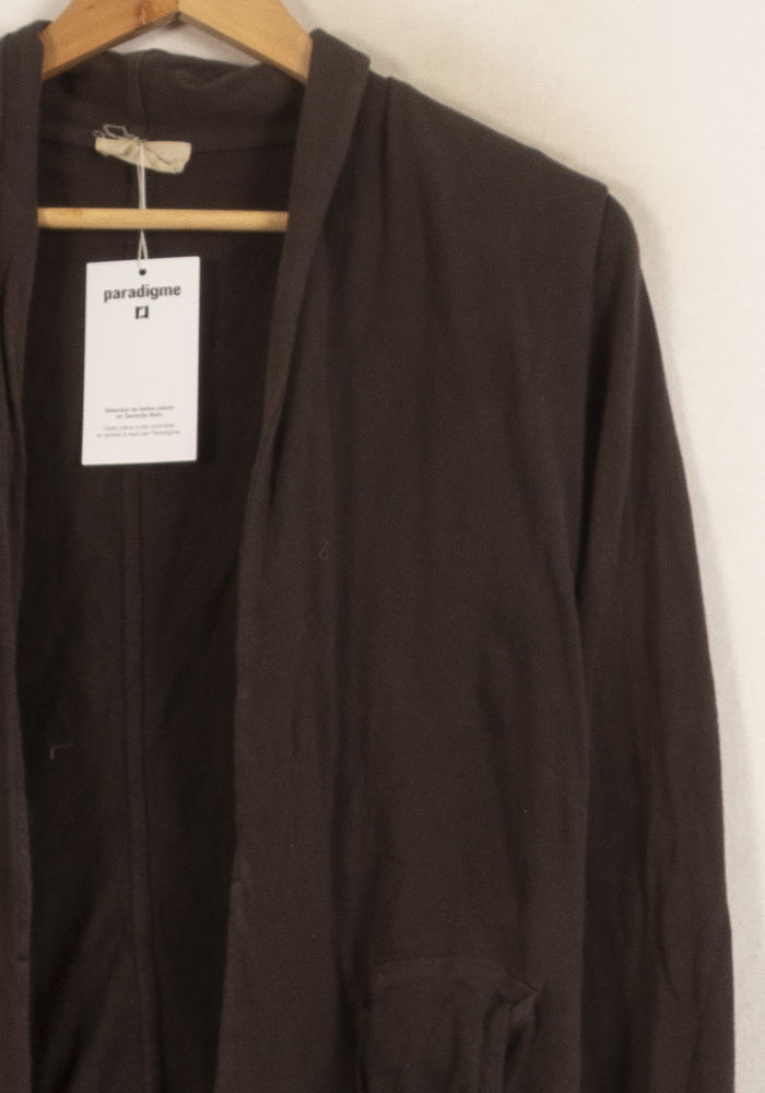 Veste Marron - Taille S/36 de la marque American Vintage | PARAD65284 - Vendu par Paradigme - Image 3