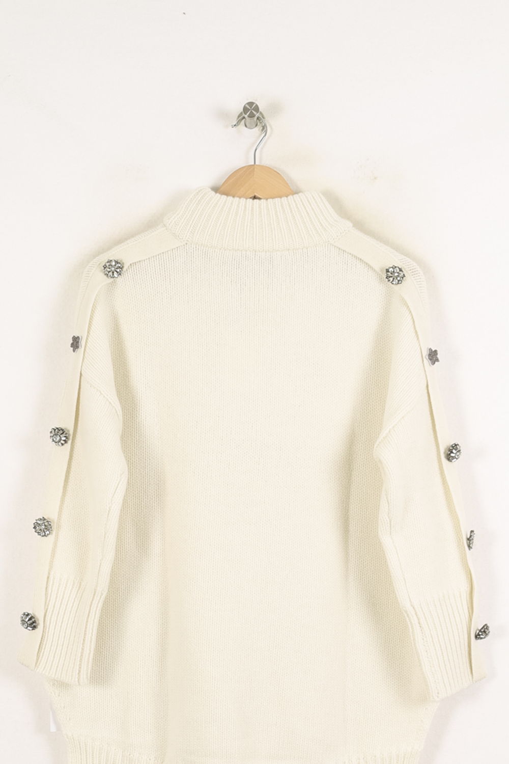 Pull Blanc - Taille S/36 de la marque Bérénice | PARAD73308 - Vendu par Paradigme - Image 4