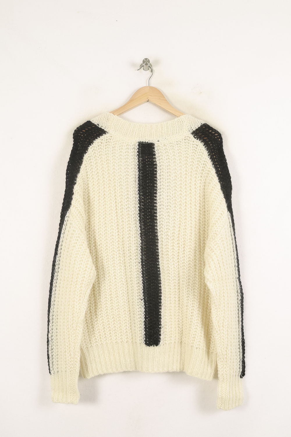 Cardigan Blanc et Noir - Taille S/36 de la marque Bérénice | PARAD73269 - Vendu par Paradigme - Image 4